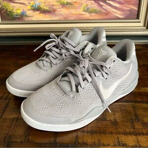 Nike Kobe 8 Gs Wolf Grey Basketball Sneakers